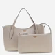 Zestaw (torebka shopper + kosmetyczka) damski Guess HWBG9735060-LTA Beżowy (800070360358) - obraz 1