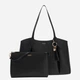 Zestaw (torebka shopper + kosmetyczka) damski Guess HWBG9735230-BLA Czarny (800070360359) - obraz 1