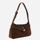 Сумка багет сідло жіноча тканинна середня Guess HWSG9754180-ESP Коричнева (800070360384) - зображення 3