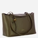Torebka shopper damska skórzana Coccinelle E1VCA110101-W25 Khaki (800070363598) - obraz 3