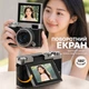 Цифрова камера Onvyx M9 48 МП Full HD 1080P з поворотним екраном на 180° 2,4 IPS 16× зум Type-C Чорна - зображення 2