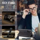 Чехол-книжка CaseMe из нубука для Xiaomi Poco X7 Pro 5G Чёрный - изображение 10