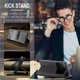 Чехол-книжка CaseMe из нубука для Xiaomi Poco X6 Pro 5G Чёрный - изображение 9