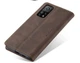 Чехол-книжка CaseMe из нубука для Xiaomi Mi 10T/Pro Тёмно-коричневый - изображение 3