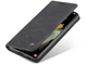 Чехол-книжка CaseMe из нубука для Samsung S21 Ultra Чёрный - изображение 5