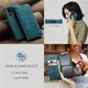 Чехол-книжка CaseMe из нубука для Xiaomi Mi 13 Lite Бирюзовый - изображение 8