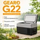 Автохолодильник компресорний портативний 22л 12/24В 220В двокамерний Gearo (G22) - зображення 5