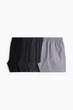Набор семейные боксеры H&M 100% хлопок размер L 4 шт black\grey 0251 - изображение 1