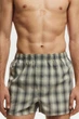 Набор семейные боксеры H&M 100% хлопок размер L khaki green\checkered 0249 - изображение 5