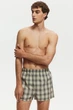Набор семейные боксеры H&M 100% хлопок размер XL khaki green\checkered 0249 - изображение 6