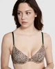 Бюстгальтер Victoria’s Secret PINK Push-up Бежевий з сірим 34D - зображення 1