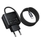 Адаптер мережевий HOCO New charger with Type-C cable C164A |1USB, 30W/3A, PD/QC| - зображення 4