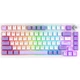 Бездротова клавіатура Proove Gaming Coupe (Ukraine Layout) white purple - зображення 1