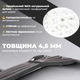 Еспандер-петля (гумка для фітнесу та кроссфіту) PowerPlay 4116 Double Colors Чорно/Сіра (2-7 кг) (PP_PP_4116_Black_(2-7 kg)) - изображение 2
