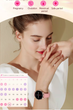 Смарт-часы женские Lemfo HK38 Gold Diamond (разговор, пульсоксиметр) 2 ремешка - изображение 8