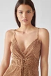 Комбінезон Pull & Bear коричневий в білий горох QURLX449 L - зображення 3