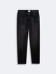 Мужские темно-серые джинсы slim tapered размер 28 - изображение 5
