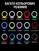 Кільцева лампа RGB тримач для телефону, пульт . Лампа бьюті, лампа блогера ,для стріму. студійне світло. (RGB33cmSht) - зображення 3