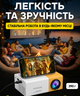 Проектор портативный LED со встроенным динамиком, мини видеопроектор для дома, компактный проектор для фильмов мультфильмов и видео, домашний кинотеатр - изображение 5