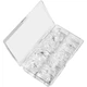 HEYLOVE Gel Tips Square Short Гелеві тіпси для швидкого нарощування короткий квадрат, 500 шт - изображение 2