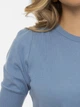 Джемпер трикотажний жіночий W09.02.09.511 блакитний з коротким рукавом Arber Crew-neck WDanx 7 WTR-185 XS блакитний (W09.05.23.513) - изображение 5