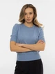Джемпер трикотажний жіночий W09.02.09.511 блакитний з коротким рукавом Arber Crew-neck WDanx 7 WTR-185 XS блакитний (W09.05.23.513) - изображение 6