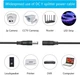 Кабель разветвитель питания UKC (сплиттер, Y адаптер, DC 5.5×2.1 мм Female to 2×DC 5.5×2.1 мм Male, кабель для роутеров, камер, модемов) - Черный - изображение 4