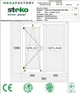 Окно Steko 900 х 1000 мм,2 стекла/аргон, левое - изображение 2