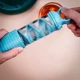 Форма для льда Snaky силиконовая Розовая - изображение 5