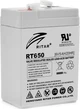 Аккумуляторная батарея Ritar RT650 AGM 6V 5Ah (YT38982) - изображение 2