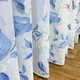 Готовий тюль батист під льон Magnolia 150×265 см біло-блакитний на стрічці для гачків (YH856-150) - зображення 6