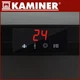 Електрокамін Kaminer Embego 2000 Вт з ефектом полум'я, обігрівом та пультом ДК (26400) - зображення 3