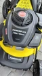Бензинова самохідна газонокосарка Powerplus POWXG60241 150 см³ 2,6 кВт 46 см 7 рівнів травозбірник 55 л - зображення 5