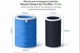 Фільтр для очищувача повітря Xiaomi Smart Air Purifier 4 Lite (для нейтралізації тютюнового запаху) + додатковий вугільний фільтр - зображення 2