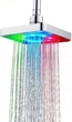 Лейка насадка для душа с LED подсветкой RGB светодиодная, квадратная 150 мм LED Shower head AND XL-902 - изображение 3