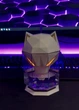 Увлажнитель воздуха аромадиффузор ультразвуковой с RGB подсветкой резервуар 650 мл USB Type-C хлопковый фильтр тихая работа до 36 дБ для дома офиса спальни ароматерапии Billow Wolf в форме головы волка - изображение 9