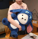 Мягкая Игрушка Мишка в Костюме Стча 65 см, Плюшевый Мишка с Капюшоном, Синий - изображение 4