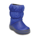 Дитячі крокси чоботи для хлопчика Crocs Winter Puff Boot Blue/Gray (33-34, синій) - изображение 2