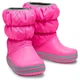 Дитячі крокси чоботи для дівчинки Crocs Winter Puff Boot Electric Pink (29-30, рожевий) - изображение 1