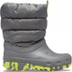 Дитячі крокси чоботи для хлопчика Crocs Neo Puff Boot Grey (29-30, сірий) - изображение 3