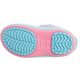 Дитячі крокси чоботи для дівчинки Crocs Crocband LodgePoint Graphic Winter Boot Blue/Pink (33-34, блакитні) - зображення 4