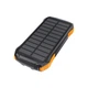 Батарея універсальна Choetech 10000mAh, 5V/2.1A, solar panel, Qi-5W, Black-Orange (B659-OR) - зображення 1