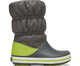 Дитячі крокси чоботи для хлопчика Crocs Crocband Winter Boot Grey/Green (24-25, сірий) - изображение 3