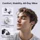 Беспроводные наушники TWS UGREEN WS209 HiTune S3 Bluetooth 5.4 с активным шумоподавлением IPX5 Black - изображение 7