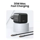 Сетевое зарядное устройство UGREEN X513 30W USB-C GaN Черный - изображение 5
