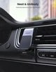 Автодержатель UGREEN LP290 магнитный для телефона на дефлектор Black Metal Gray - изображение 8