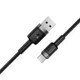 Кабель зарядки USB Type-A до Type-C ACEFAST C22-04 3A TPE + алюминий 1.2 м черный - изображение 5
