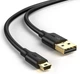 Кабель USB 2.0 UGREEN US132 A Male to Mini-B 5-pin Male PVC 2 м Черный - изображение 3