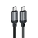Кабель USB-C to USB-C ACEFAST C20-03 60W алюминиевый сплав 1.2 м черный - изображение 3