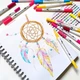 Набор маркеров Ohuhu Maui 120 цветов, двухсторонние (brush + fineliner), водные, в чехле. - изображение 6
